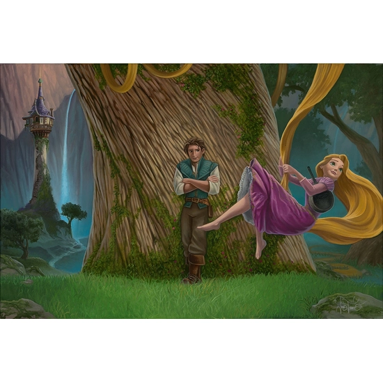 Tangled Tree by Jared Franco Disney Fine Art Release Giclee On Canvas