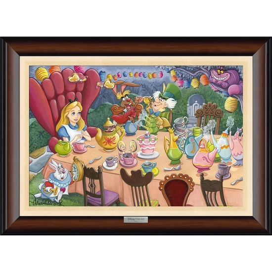 Tea Time in Wonderland by Michelle St Laurent Disney Fine Art Release Giclee On Canvas