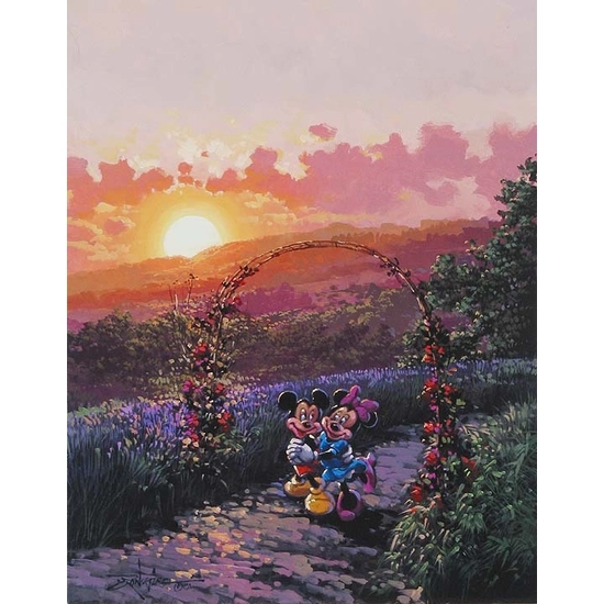 Under the Arch by Rodel Gonzalez Disney Fine Art Release Hand-Embellished Giclee on Canvas