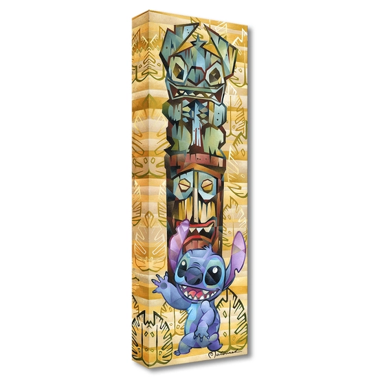 Tiki Stitch by Tom Matousek Disney Fine Art Release Gallery Wrapped Giclee On Canvas