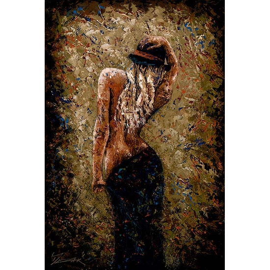 Fedora Beauty by Trevor Mezak Disney Fine Art Release Hand-Embellished Giclee on Canvas