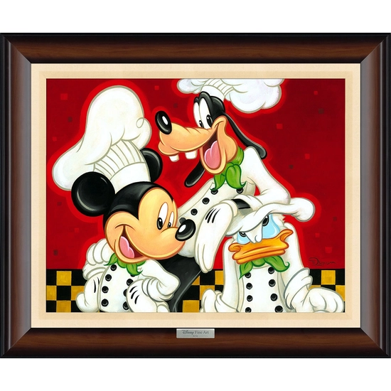 Too Many Cooks by Tim Rogerson Disney Fine Art Release Giclee On Canvas