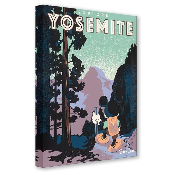 Yosemite by Bret Iwan Disney Fine Art Release Gallery Wrapped Giclee On Canvas