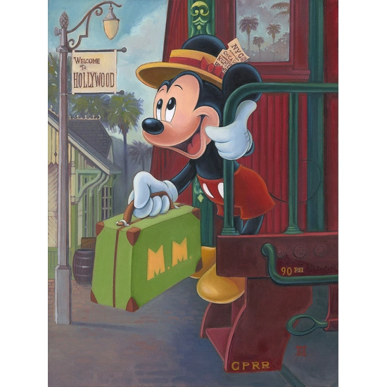 Track 28 by Bret Iwan Disney Fine Art Release Hand-Embellished Giclee on Canvas