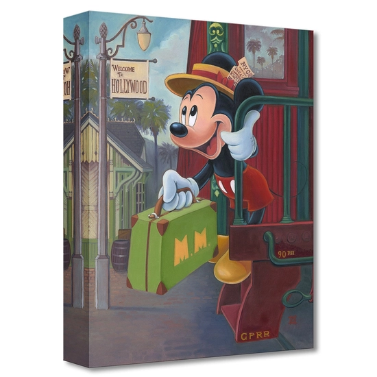 Track 28 From Mickey Mouse by Bret Iwan Disney Fine Art Release Gallery Wrapped Giclee On Canvas