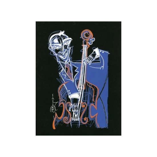 Bass Line Blues by Tim Rogerson Disney Fine Art Release Serigraph on Paper