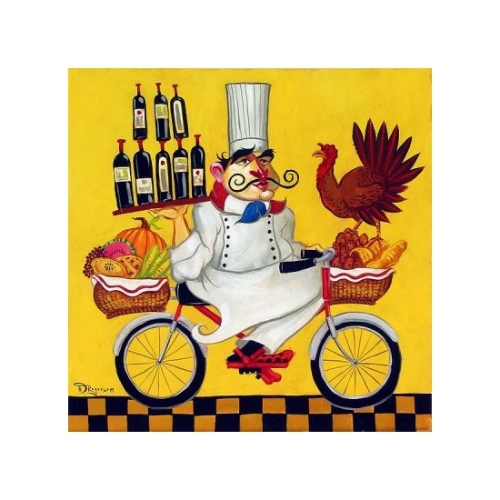 Thankful Chef by Tim Rogerson Disney Fine Art Release Giclee On Canvas