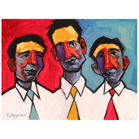 Three Guys Named Joe by Tim Rogerson Disney Fine Art Release Giclee On Canvas