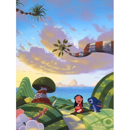 A Tropical Idea by Michael Prozenza Disney Fine Art Release Giclee On Canvas