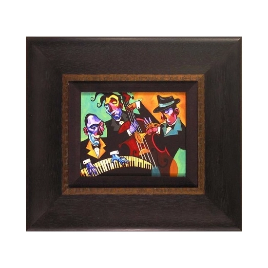 Three Black Ties Framed by Tim Rogerson Disney Fine Art Release Giclee On Canvas