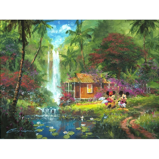 Warm Aloha by James Coleman Disney Fine Art Release Hand-Embellished on Canvas