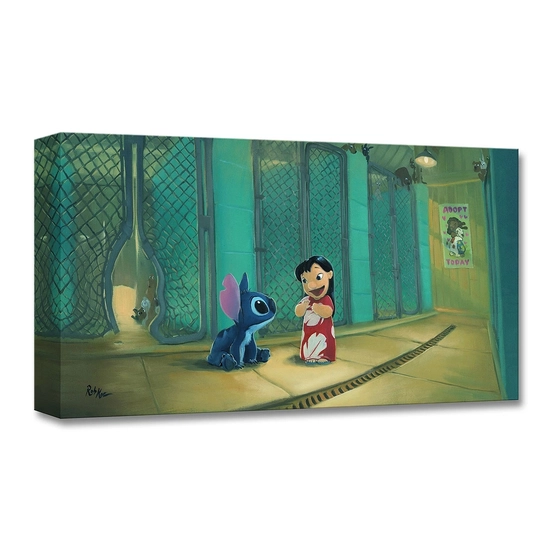 Welcome to the Family by Rob Kaz  Disney Fine Art Release Gallery Wrapped Giclee On Canvas