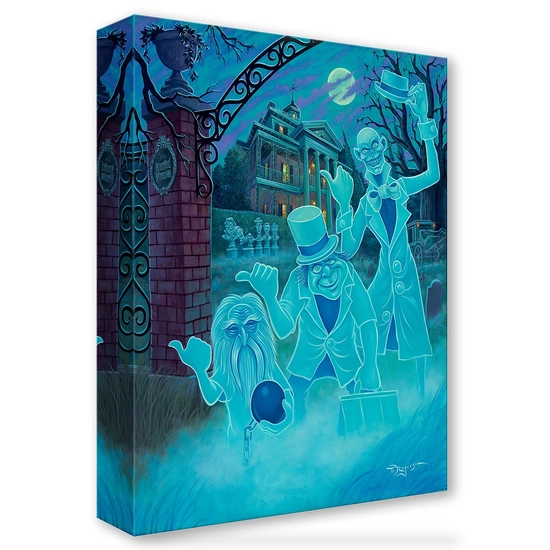 Welcome Foolish Mortals by Tim Rogerson Disney Fine Art Release Gallery Wrapped Giclee On Canvas