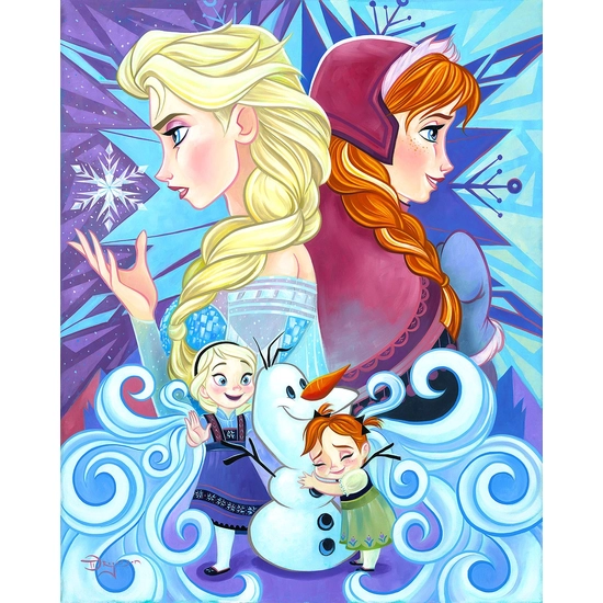 We Only Have Each Other From The Movie Frozen by Tim Rogerson Disney Fine Art Release Hand-Embellished Giclee on Canvas