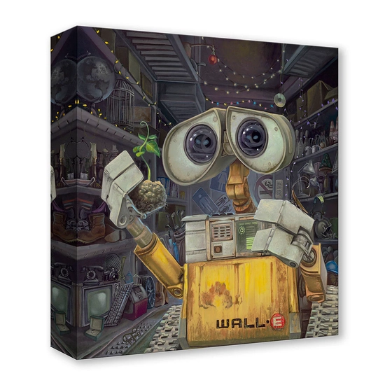 WALL-E by Jared Franco Disney Fine Art Release Gallery Wrapped Giclee On Canvas