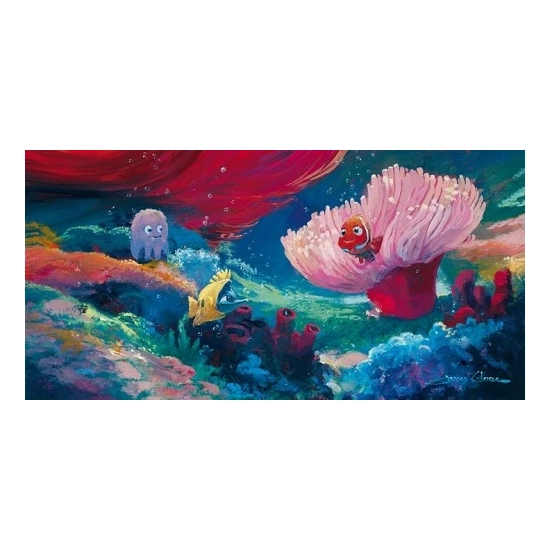 Come Out and Play - From Disney Finding Nemo by James Coleman Disney Fine Art Release Hand-Embellished Giclee on Canvas