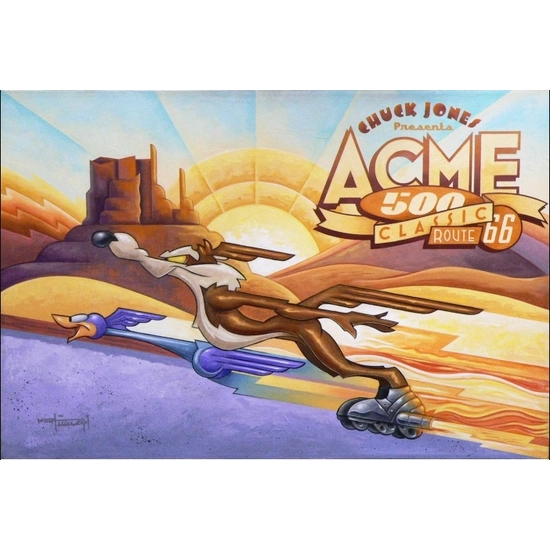 Acme 500 by Mike Kungl Disney Fine Art Release Giclee On Canvas