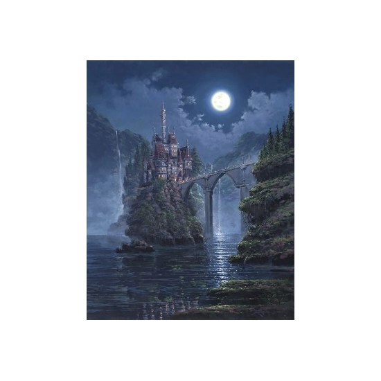 Siege on Beasts Castle by Rodel Gonzalez Disney Fine Art Release Hand-Embellished Giclee on Canvas