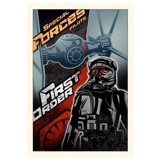 First Order From Lucas Films Star Wars by Mike Kungl Disney Fine Art Release Giclee On Canvas