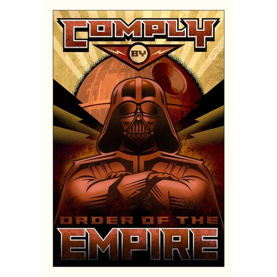 Comply From Lucas Films Star Wars by Mike Kungl Disney Fine Art Release Giclee On Canvas