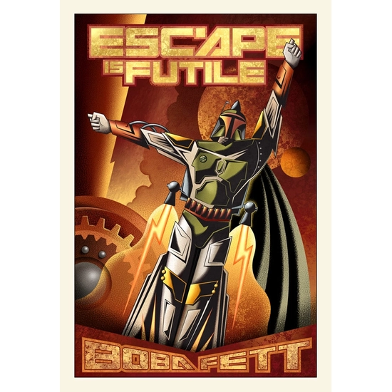 Escape is Futile by Mike Kungl Disney Fine Art Release Giclee On Canvas