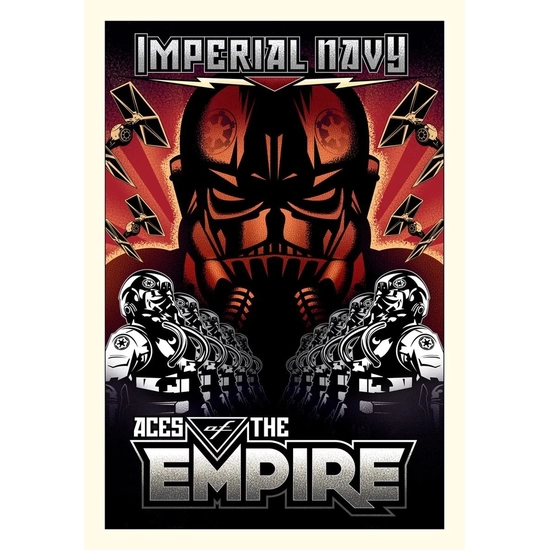 Aces of the Empire - Small From Lucas Films Star Wars by Mike Kungl Disney Fine Art Release Giclee On Canvas