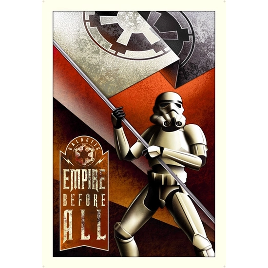 Empire Before All From Lucas Films Star Wars by Mike Kungl Disney Fine Art Release Giclee On Canvas