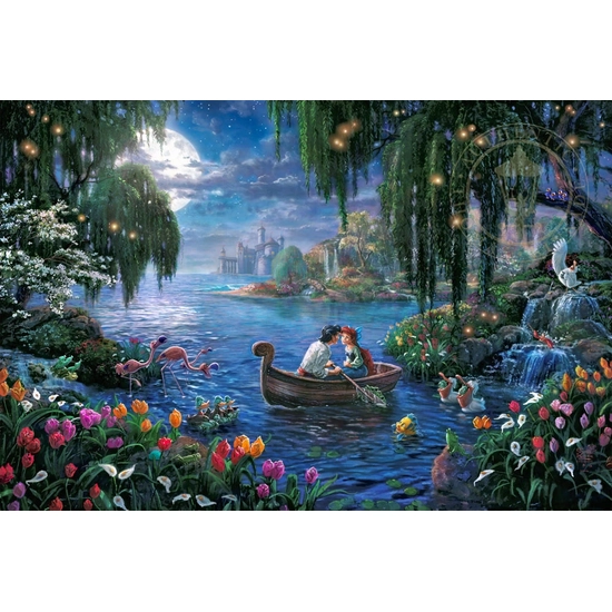 The Little Mermaid II by Thomas Kinkade Disney Disney Fine Art Release Giclee On Canvas