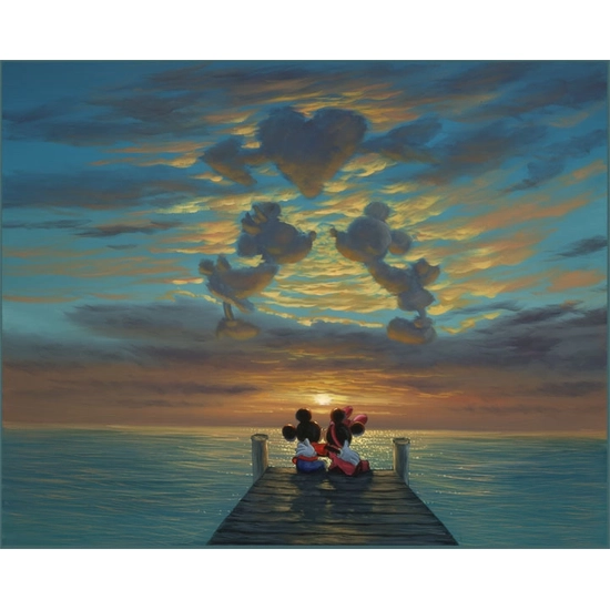 Waiting For The Moment by Walfrido Garcia Disney Fine Art Release Giclee On Canvas