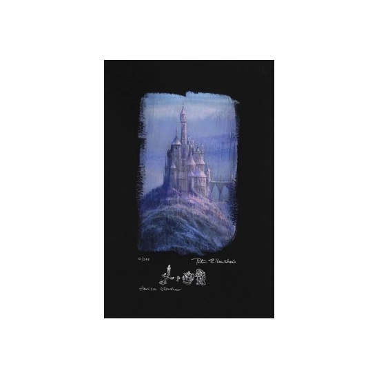 Beauty And The Beast Castle Deluxe by Peter / Harrison Ellenshaw Disney Fine Art Release Giclee On Paper