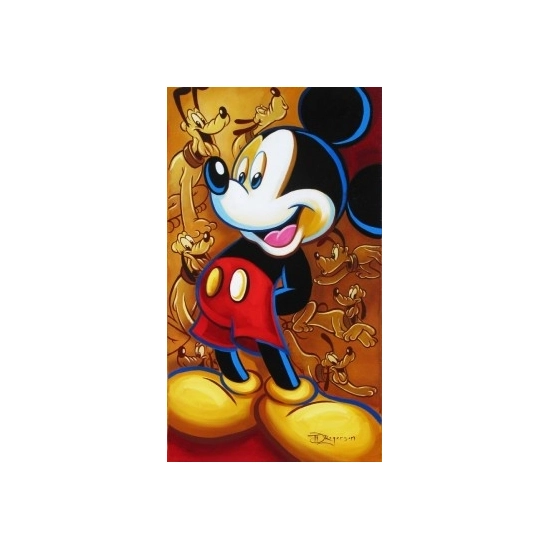 Hiya Pal by Tim Rogerson Disney Fine Art Release Hand-Embellished Giclee on Canvas