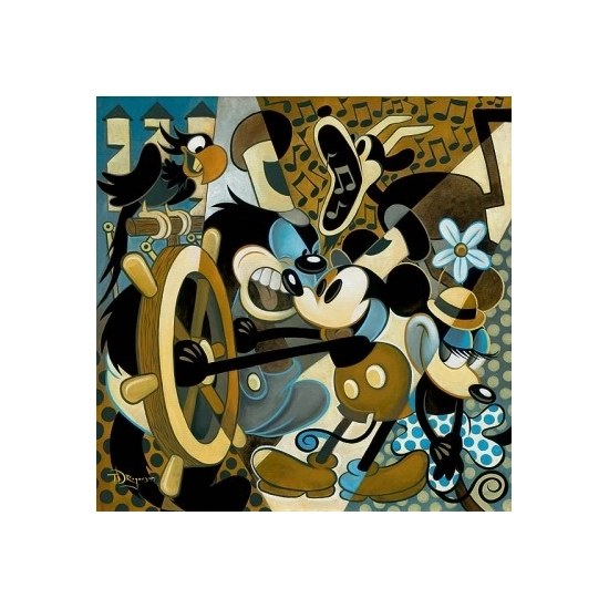 Of Mice And Music by Tim Rogerson Disney Fine Art Release Hand-Embellished Giclee on Canvas