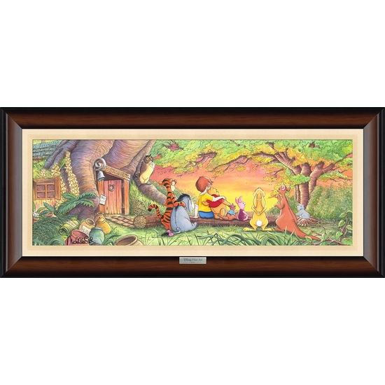 Sunset in the Woods From Winnie The Pooh by Michelle St Laurent Disney Fine Art Release Giclee On Canvas