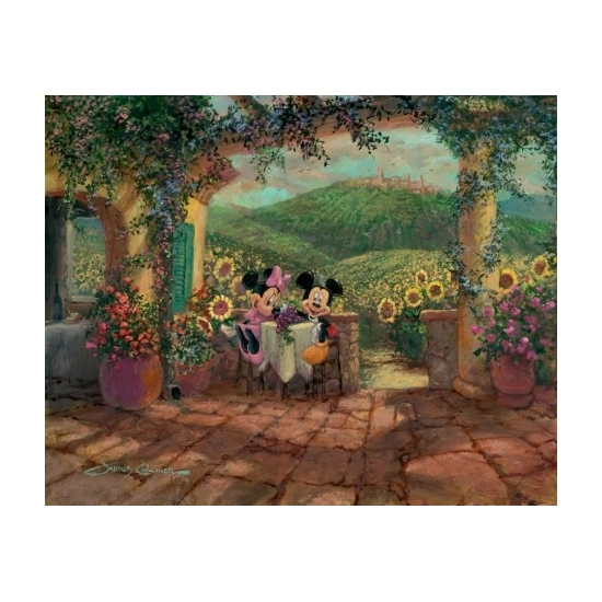 Tuscan Love by James Coleman Disney Fine Art Release Hand-Embellished Giclee on Canvas