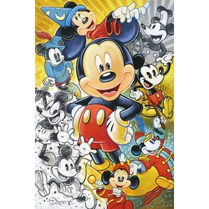 Tim Rogerson 90 Years of Mickey Mouse Premiere Edition Hand-Embellished Giclee on Canvas