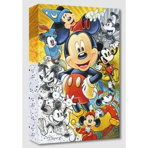 Tim Rogerson 90 Years of Mickey Mouse Gallery Wrapped Giclee On Canvas