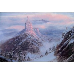 Peter Ellenshaw Mystical Kingdom Of The Beast - From Disney Beauty and The Beast Giclee On Canvas