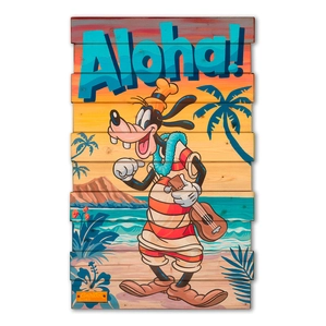 Trevor Carlton A Goofy Aloha On Reclaimed Wood 