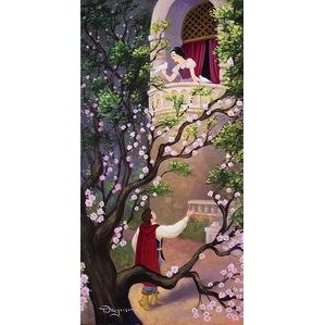 Tim Rogerson Where Art Thou Snow White? Hand-Embellished Giclee on Canvas