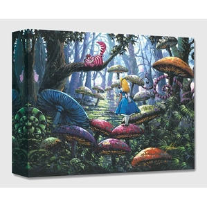 Rodel Gonzalez A Smile You Can Trust From Alice in Wonderland Gallery Wrapped Giclee On Canvas