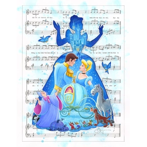 Tim Rogerson Bibbidi Bobbidi Boo Hand-Embellished Giclee on Canvas