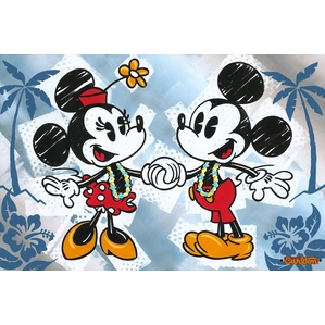 Trevor Carlton This is Bliss From Mickey and Minnie Hand-Embellished Giclee on Canvas