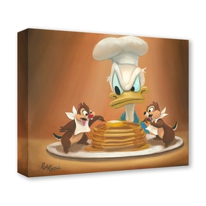 Rob Kaz  Breakfast Bandits Gallery Wrapped Giclee On Canvas