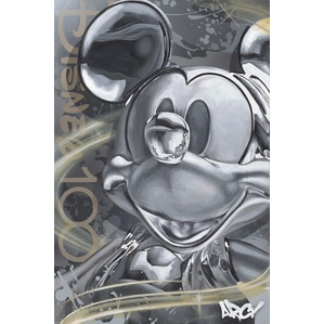 Arcy Celebrating 100 Years From Disney Mickey Mouse Giclee On Canvas