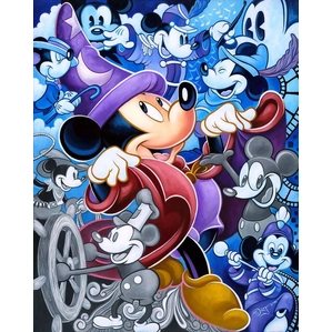 Tim Rogerson Celebrate the Mouse - From Disney Fantasia Hand-Embellished Giclee on Canvas