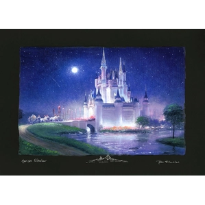 Peter / Harrison Ellenshaw Cinderellas Grand Arrival Chiarograph on paper