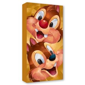 Tom Matousek Chip and Dale Gallery Wrapped Giclee On Canvas