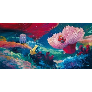 James Coleman Come Out and Play Premiere - From Disney Finding Nemo Hand-Embellished on Canvas