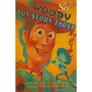 Jody Daily See Woody in Toy Story 3 Premiere Giclee On Paper