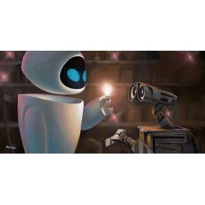 Rob Kaz  Electrifying From Wall-E Giclee On Canvas